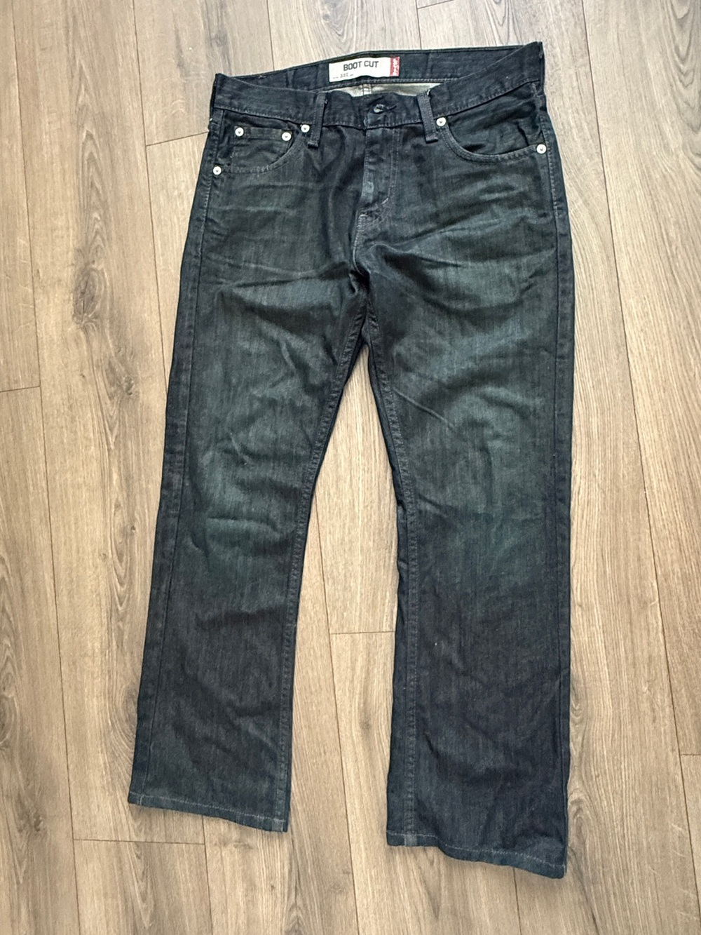 Boot Cut Men's Black Bootcut Jeans - Comfortable Everyday Fit